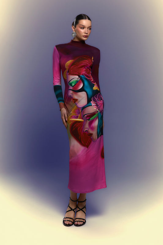 Anthurium Dress