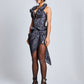 Mini knit Print corset dress