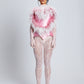 Pink Hydgangea Catsuit