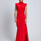 Red Bias Jersey Dress