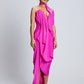 Bright Pink Corseted Dress