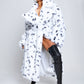 Spotted Faux Fur coat